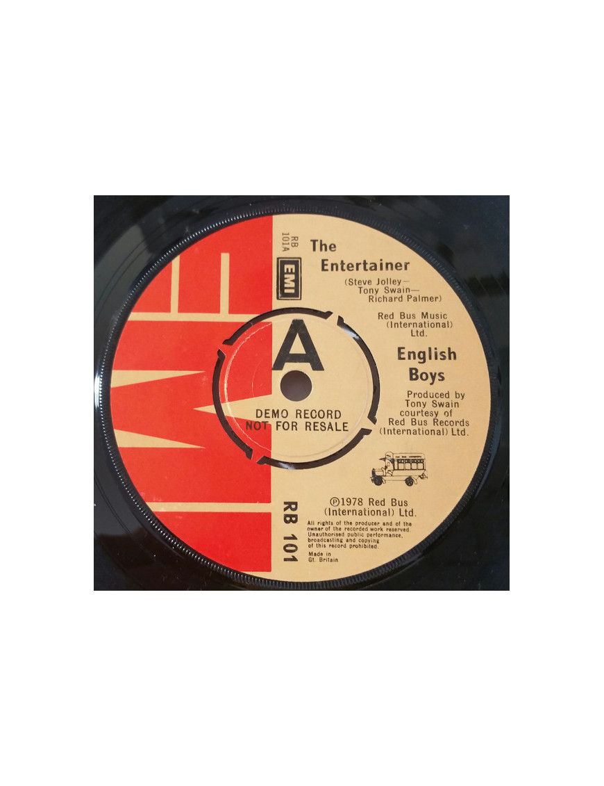 The Entertainer [English Boys] - Vinyl 7", 45 RPM, Promo [product.brand] 1 - Shop I'm Jukebox 