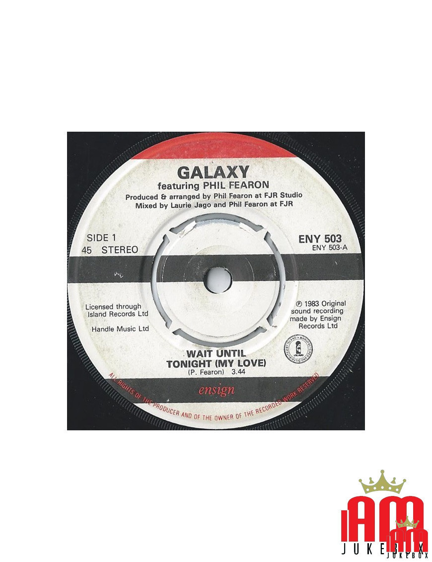 Wait Until Tonight (My Love) [Galaxy (4),...] – Vinyl 7", 45 RPM, Single, Stereo [product.brand] 1 - Shop I'm Jukebox 