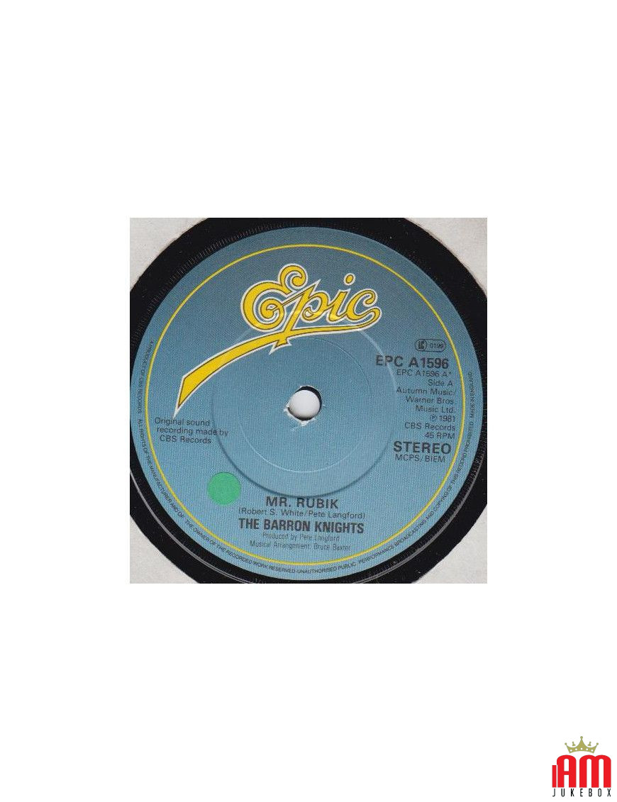 Mr Rubik [The Barron Knights] – Vinyl 7", Single, 45 RPM [product.brand] 1 - Shop I'm Jukebox 