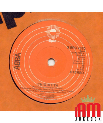Chiquitita [ABBA] - Vinyl 7", 45 RPM, Single, Stéréo [product.brand] 1 - Shop I'm Jukebox 