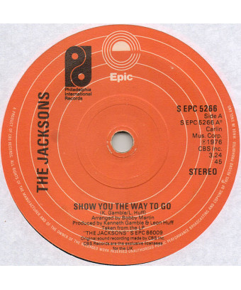 Show You The Way To Go [The Jacksons] - Vinyle 7", 45 tours, Single, Stéréo [product.brand] 1 - Shop I'm Jukebox 