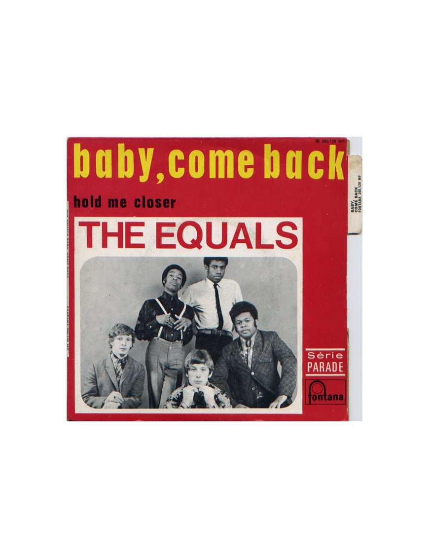 Baby, Come Back Hold Me Closer [The Equals] – Vinyl 7", 45 RPM, Single [product.brand] 1 - Shop I'm Jukebox 