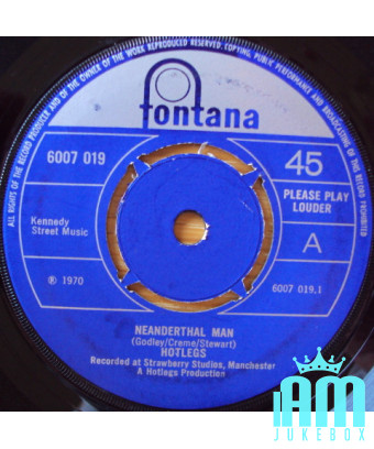 L'Homme de Néandertal [Hotlegs] - Vinyl 7", 45 RPM, Single [product.brand] 1 - Shop I'm Jukebox 