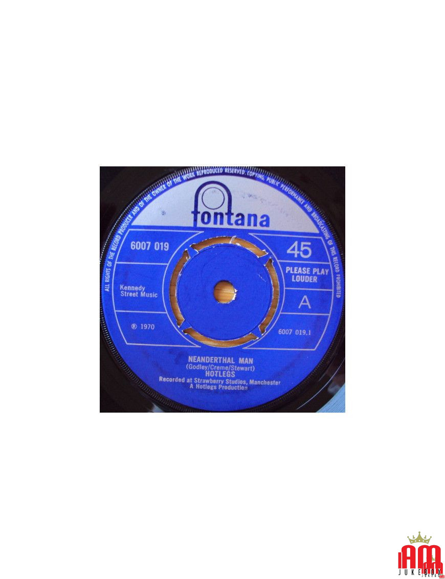 L'Homme de Néandertal [Hotlegs] - Vinyl 7", 45 RPM, Single [product.brand] 1 - Shop I'm Jukebox 