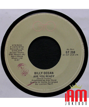 Are You Ready [Billy Ocean] - Vinyle 7", 45 tours, Single