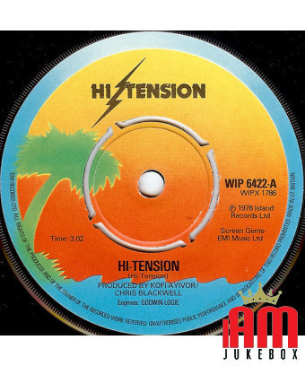 Hi-Tension [Hi-Tension] - Vinyl 7", 45 RPM, Single [product.brand] 1 - Shop I'm Jukebox 