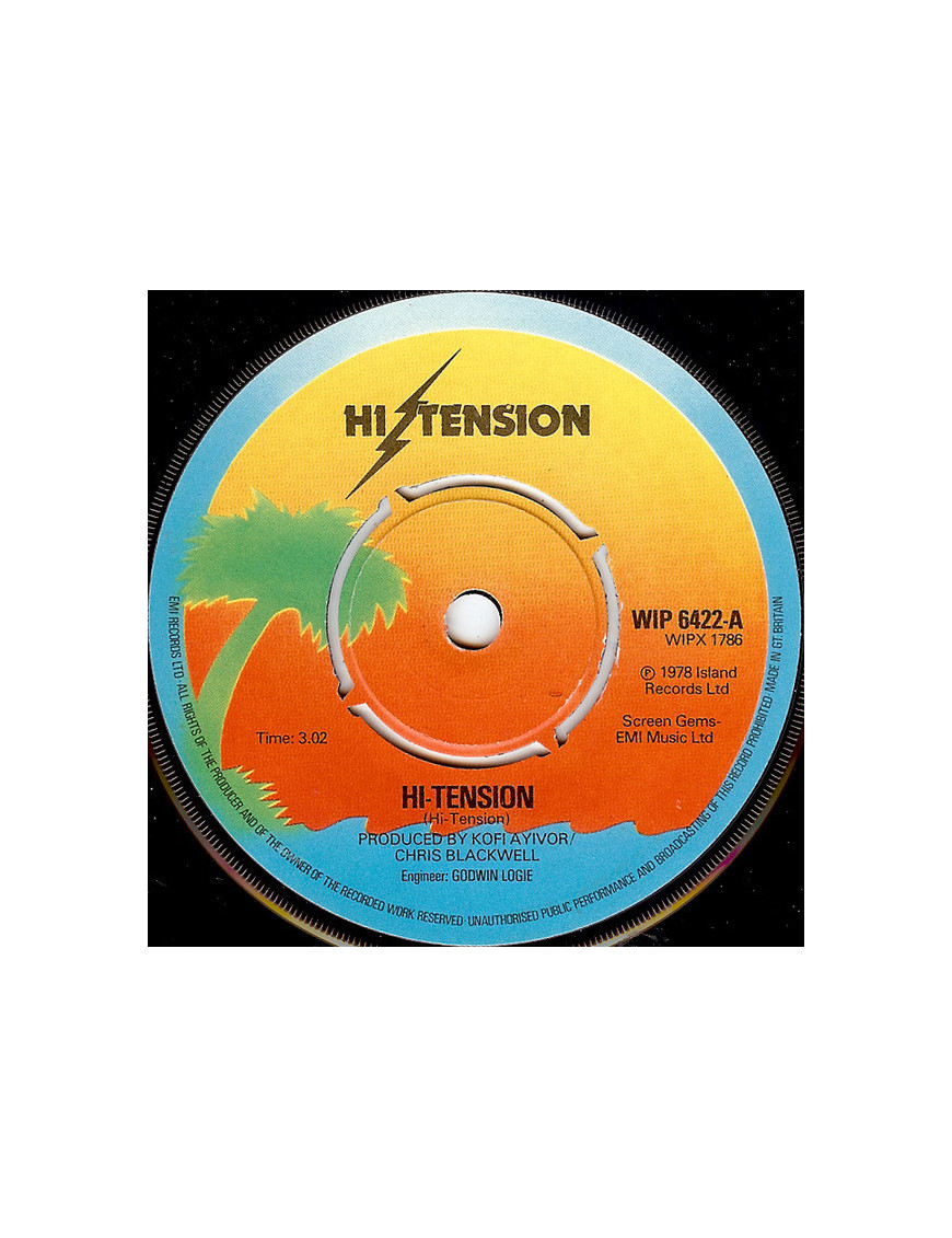 Hi-Tension [Hi-Tension] - Vinyl 7", 45 RPM, Single