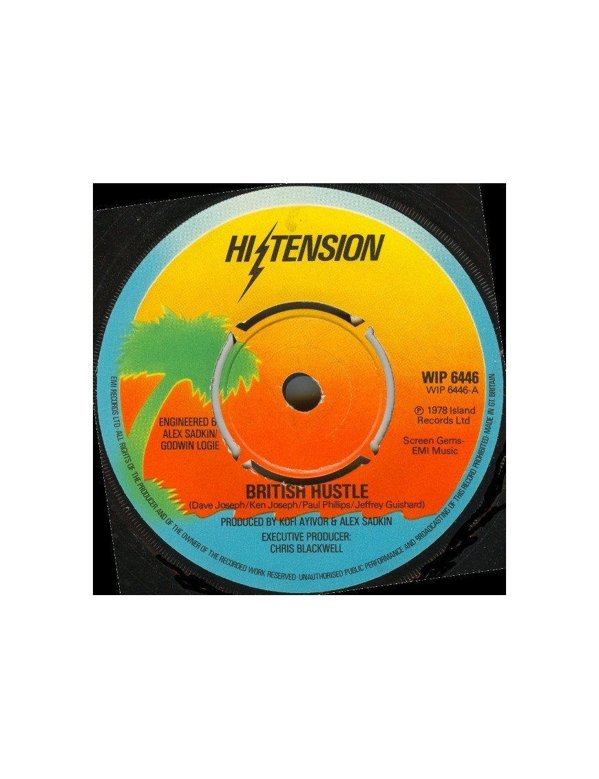 British Hustle [Hi-Tension] – Vinyl 7", 45 RPM, Single [product.brand] 1 - Shop I'm Jukebox 