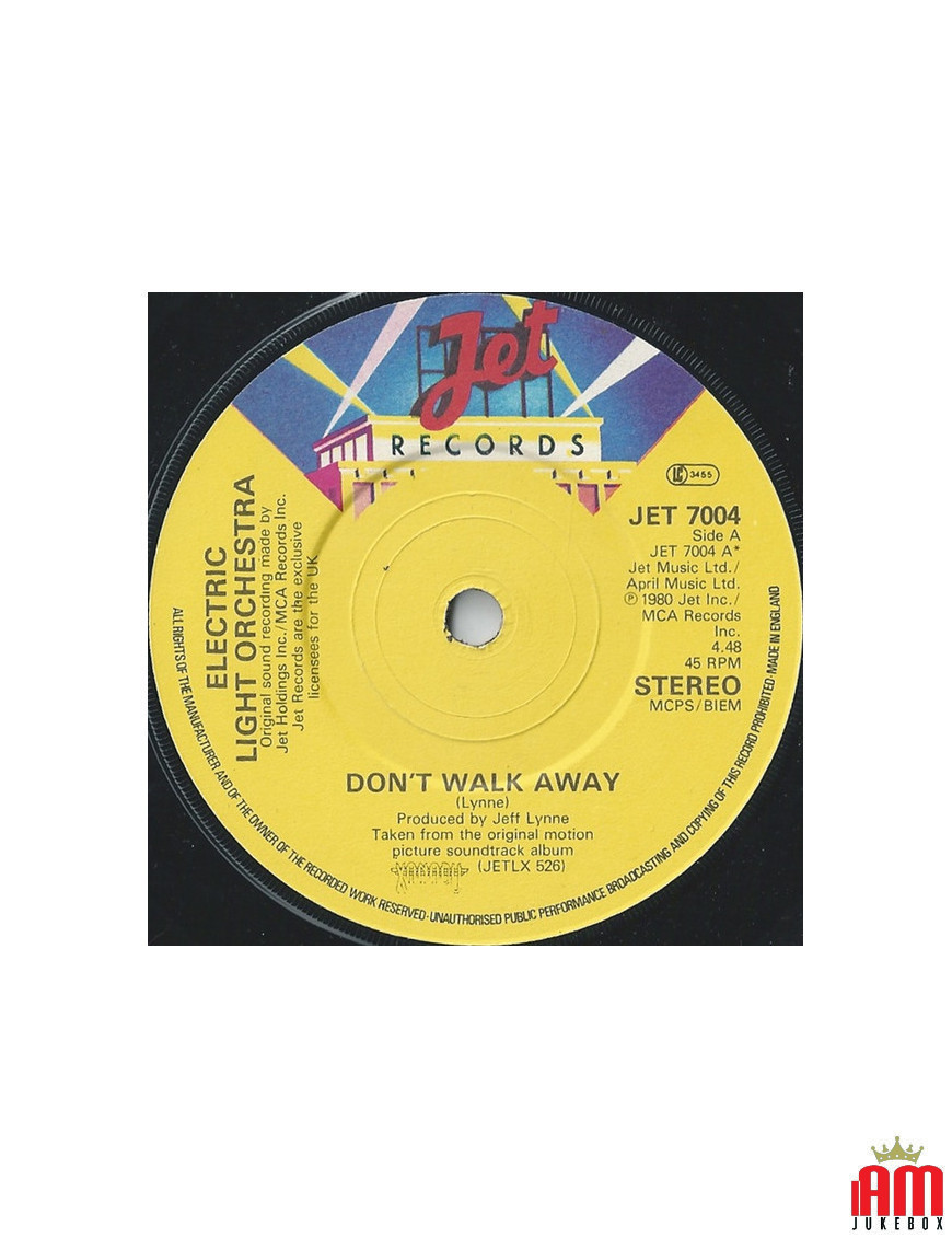 Don't Walk Away [Electric Light Orchestra] – Vinyl 7", 45 RPM, Single, Stereo [product.brand] 1 - Shop I'm Jukebox 