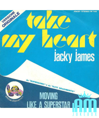 Prends mon cœur [Jacky James] - Vinyle 7", 45 tours [product.brand] 1 - Shop I'm Jukebox 