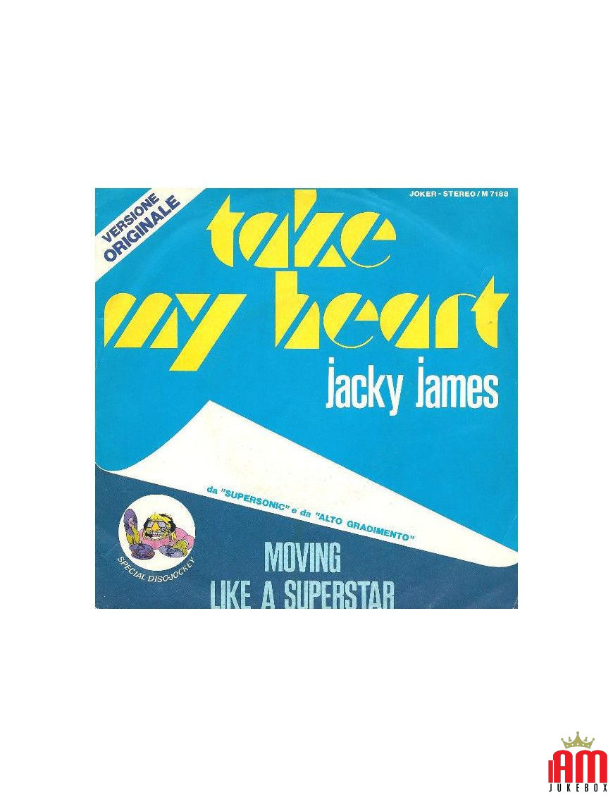 Take My Heart [Jacky James] – Vinyl 7", 45 RPM [product.brand] 1 - Shop I'm Jukebox 