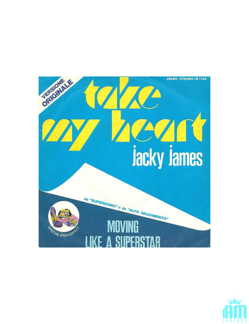 Prends mon cœur [Jacky James] - Vinyle 7", 45 tours [product.brand] 1 - Shop I'm Jukebox 
