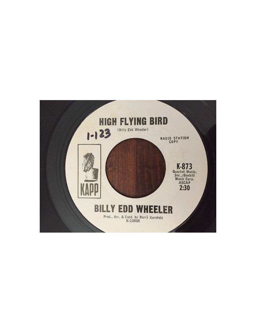 High Flying Bird [Billy Edd Wheeler] - Vinyl 7", Single, Promo