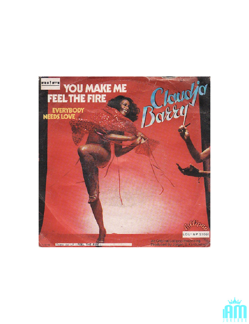 Tu me fais sentir le feu [Claudja Barry] - Vinyle 7", 45 tours [product.brand] 1 - Shop I'm Jukebox 