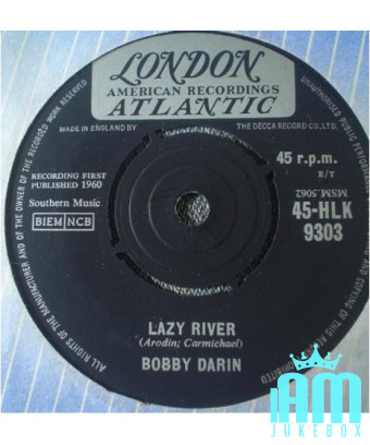 Lazy River [Bobby Darin] - Vinyle 7", 45 tours, Single [product.brand] 1 - Shop I'm Jukebox 