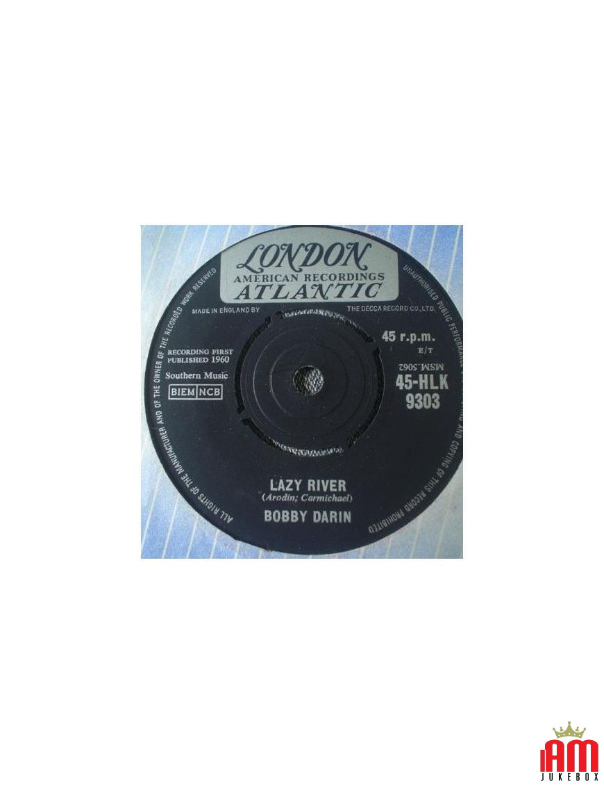 Lazy River [Bobby Darin] - Vinyle 7", 45 tours, Single [product.brand] 1 - Shop I'm Jukebox 