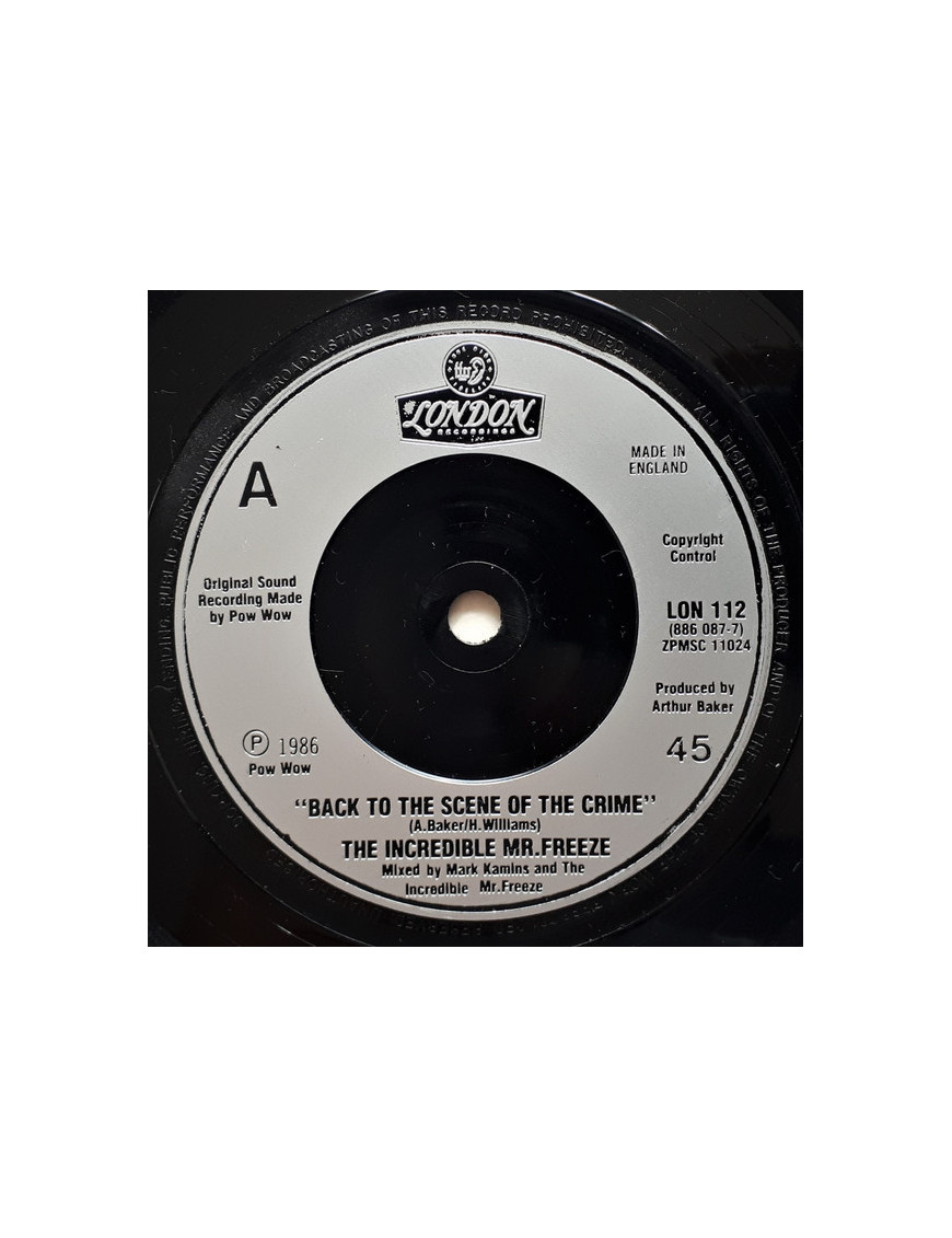 Back To The Scene Of The Crime [The Incredible Mr. Freeze] - Vinyl 7", 45 RPM, Single [product.brand] 1 - Shop I'm Jukebox 
