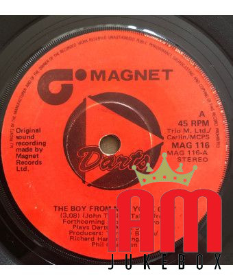 The Boy From New York City [Darts] – Vinyl 7", Single, 45 RPM [product.brand] 1 - Shop I'm Jukebox 