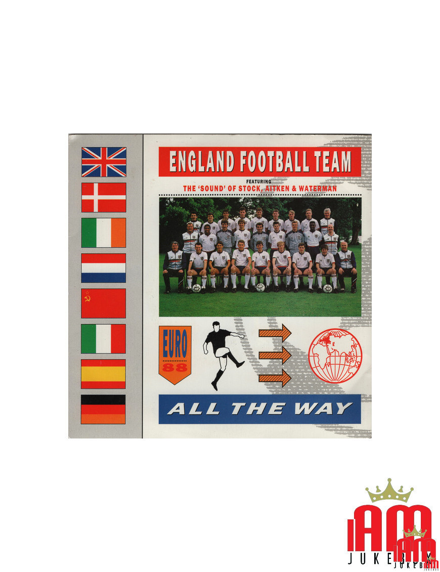 All The Way [England Football Team,...] - Vinyl 7", 45 RPM, Single, Stereo [product.brand] 1 - Shop I'm Jukebox 