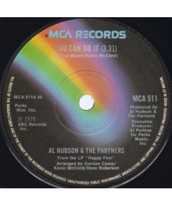You Can Do It [Al Hudson & The Partners] – Vinyl 7", 45 RPM, Single [product.brand] 1 - Shop I'm Jukebox 