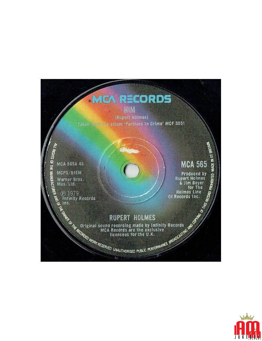 Lui [Rupert Holmes] - Vinyl 7", 45 RPM, Single [product.brand] 1 - Shop I'm Jukebox 