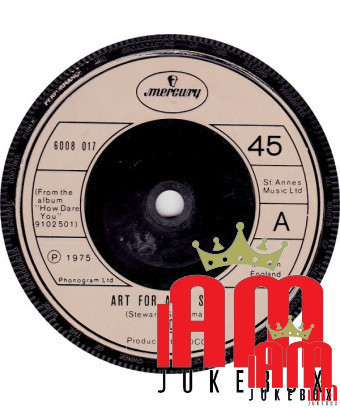 Art For Arts Sake [10CC] - Vinyle 7", 45 tours, single [product.brand] 1 - Shop I'm Jukebox 