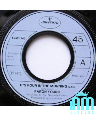 Il est quatre heures du matin [Faron Young] - Vinyl 7", 45 RPM, Single [product.brand] 1 - Shop I'm Jukebox 