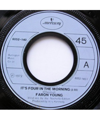 It's Four In The Morning [Faron Young] – Vinyl 7", 45 RPM, Single [product.brand] 1 - Shop I'm Jukebox 
