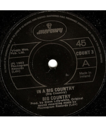 In A Big Country [Big Country] - Vinyl 7", 45 RPM, Single [product.brand] 1 - Shop I'm Jukebox 