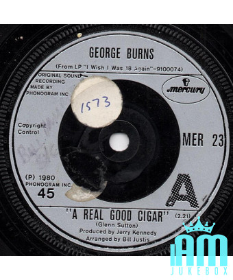 Un vrai bon cigare [George Burns] - Vinyl 7", Single [product.brand] 1 - Shop I'm Jukebox 