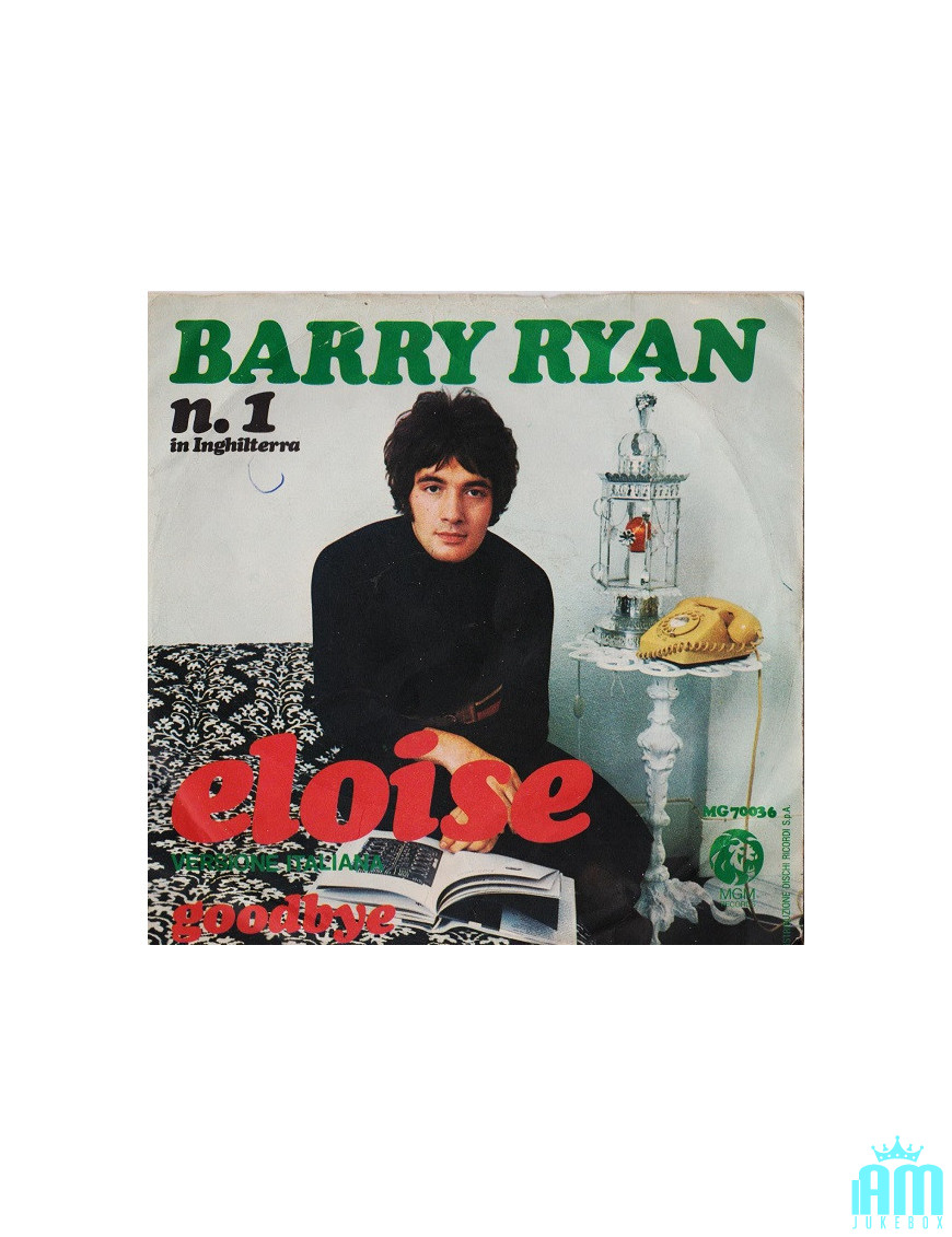 Eloise (Italian Version) [Barry Ryan] - Vinyl 7", 45 RPM [product.brand] 1 - Shop I'm Jukebox 
