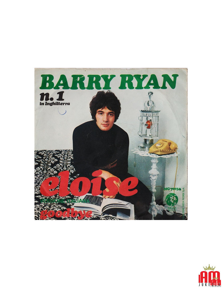 Eloise (Version italienne) [Barry Ryan] - Vinyle 7", 45 tours [product.brand] 1 - Shop I'm Jukebox 