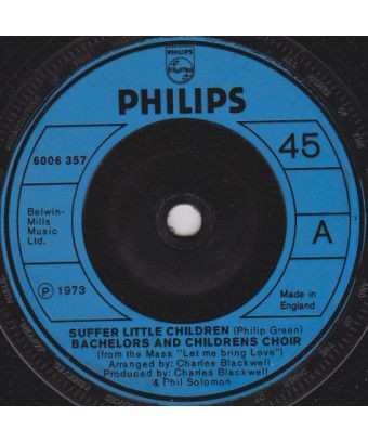 Suffer Little Children [The Bachelors] - Vinyle 7" [product.brand] 1 - Shop I'm Jukebox 