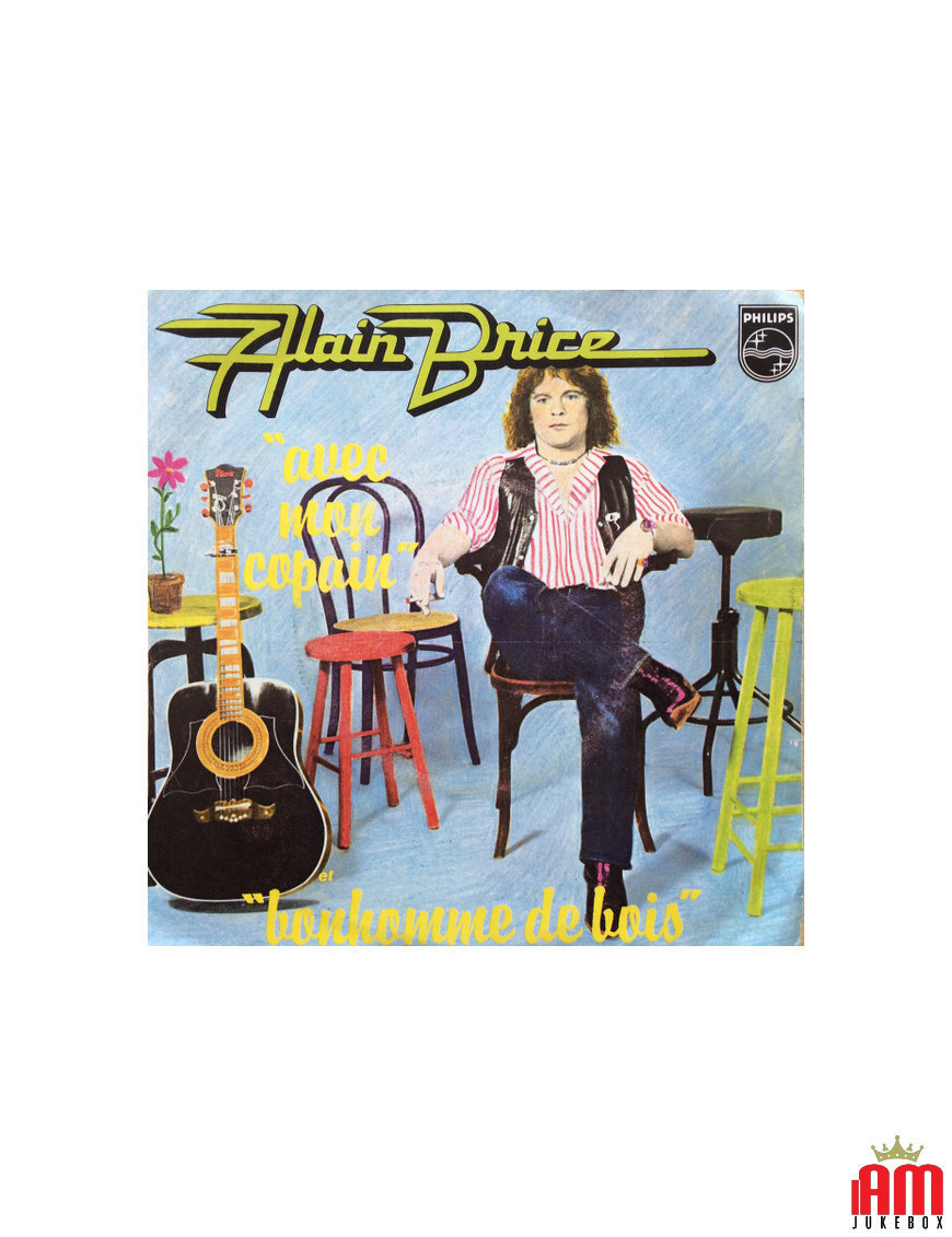 Avec Mon Copain [Alain Brice] - Vinyl 7", 45 RPM, Single [product.brand] 1 - Shop I'm Jukebox 