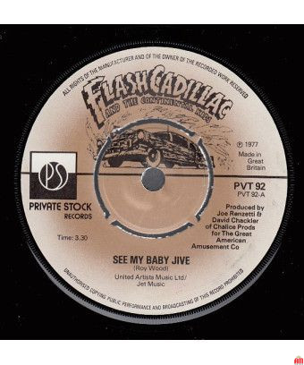 See My Baby Jive [Flash Cadillac & The Continental Kids] - Vinyl 7", 45 RPM, Single [product.brand] 1 - Shop I'm Jukebox 