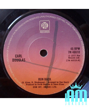Run Back [Carl Douglas] - Vinyle 7", 45 tours, single [product.brand] 1 - Shop I'm Jukebox 