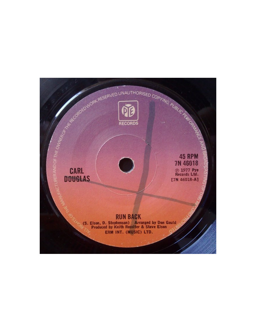 Run Back [Carl Douglas] - Vinyl 7", 45 RPM, Single