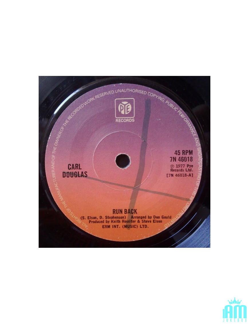 Run Back [Carl Douglas] - Vinyle 7", 45 tours, single [product.brand] 1 - Shop I'm Jukebox 