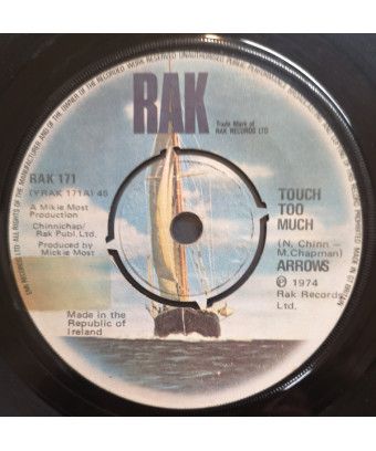 Touch Too Much [Arrows (2)] - Vinyl 7", 45 RPM, Single [product.brand] 1 - Shop I'm Jukebox 