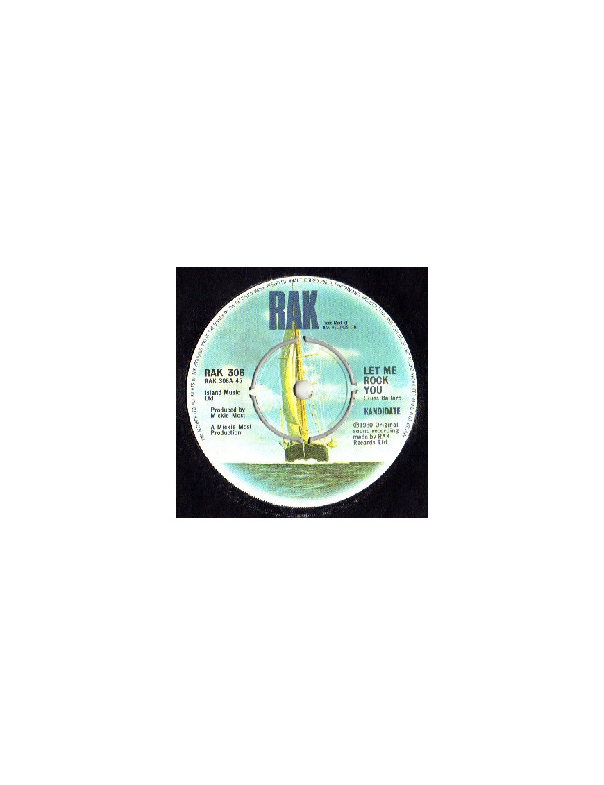 Let Me Rock You [Kandidate] - Vinyl 7", 45 RPM, Single
