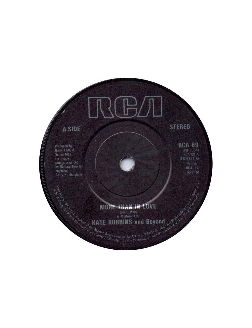 More Than In Love Now [Kate Robbins] – Vinyl 7", 45 RPM, Single [product.brand] 1 - Shop I'm Jukebox 