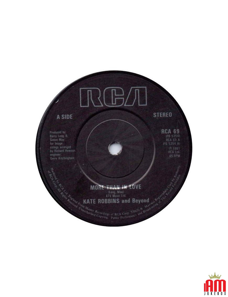 Plus qu'amoureux maintenant [Kate Robbins] - Vinyl 7", 45 RPM, Single [product.brand] 1 - Shop I'm Jukebox 