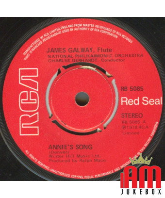 Annie's Song [James Galway] - Vinyle 7", 45 tours, Single, Stéréo [product.brand] 1 - Shop I'm Jukebox 