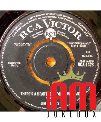 There's A Heartache Following Me [Jim Reeves] - Vinyl 7", 45 RPM, Single [product.brand] 1 - Shop I'm Jukebox 