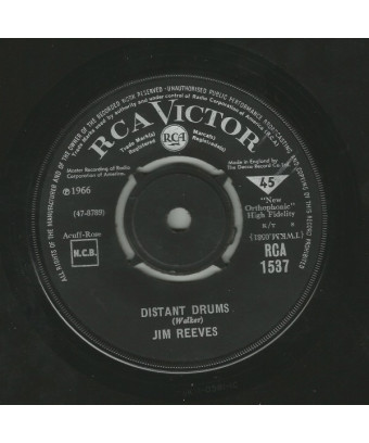 Distant Drums Old Tige [Jim Reeves] - Vinyle 7", 45 tr/min, Single [product.brand] 1 - Shop I'm Jukebox 