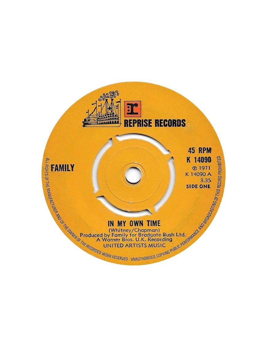 In My Own Time [Family (6)] - Vinyl 7", 45 RPM [product.brand] 1 - Shop I'm Jukebox 