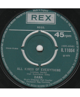 All Kinds Of Everything [Dana (9)] – Vinyl 7", Single, 45 RPM [product.brand] 1 - Shop I'm Jukebox 