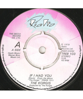 If I Had You [The Korgis] -...