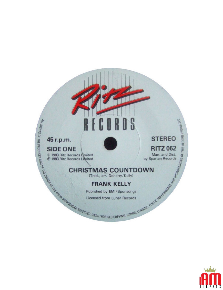 Christmas Countdown Yuletide Moonshine [Frank Kelly (2)] - Vinyl 7", Single, 45 RPM [product.brand] 1 - Shop I'm Jukebox 