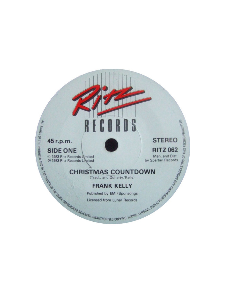 Compte à rebours de Noël Yuletide Moonshine [Frank Kelly (2)] - Vinyle 7", Single, 45 RPM